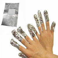200pcs Nail Art Soak Off Nail Polish UV Gel Foil Remover Wraps Remover Pads Remover Wipes