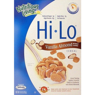 Nutritious Living Hi-Lo Vanilla Almond Low Carb Cereal (Case of 6)
