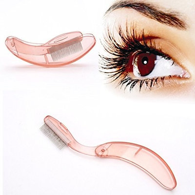1 Piece Foldable Makeup Brush Set Eyebrow Eyelash Comb Make Up Tools Foundation Natural Beauty Palettes Eyeshadow Important Popular Eyes Face Colorful Rainbow Hair Highlights Glitter Teens Travel Kit