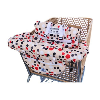 Grocery Shopping Cart Baby Seat Cover, Restaurant High Chair - Insert Cushion Holder for Boys, Girls, Infants, Toddler