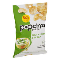 Popchips Inc Popchips Sour Cream & Onion Potato Chips, 5 oz