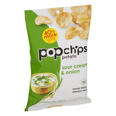 Popchips Inc Popchips Sour Cream & Onion Potato Chips, 5 oz