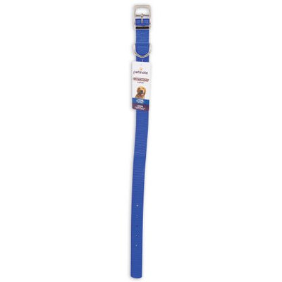 Petmate 223365 1 x 20 Nylon Collar for Dog - Blue