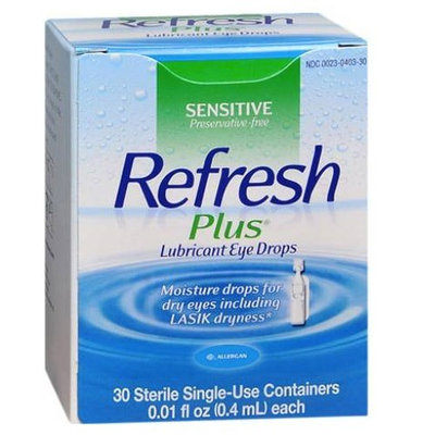 REFRESH PLUS Lubricant Eye Drops (0.4 mL) Single-Use Containers 4-Boxes