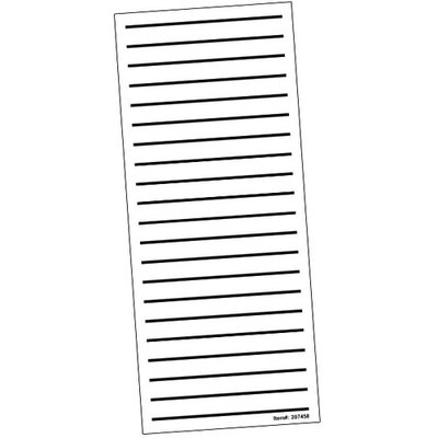 Bold Line Low Vision Shopping List- Pad of 100