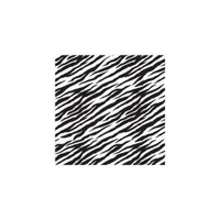 Amscan 224794 20''H x 20''W Black and White Zebra Striped Tissue Paper - 8 Sheets