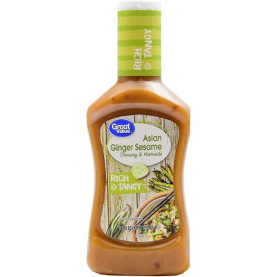 Great Value Asian Ginger Sesame Rich & Tangy Dressing & Marinade