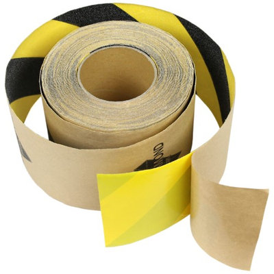 Black Diamond 5' x 30' CAUTION SAFETY GRIPTAPE Non Skid Grit FOR STAIRS & MORE Anti Slip Grip
