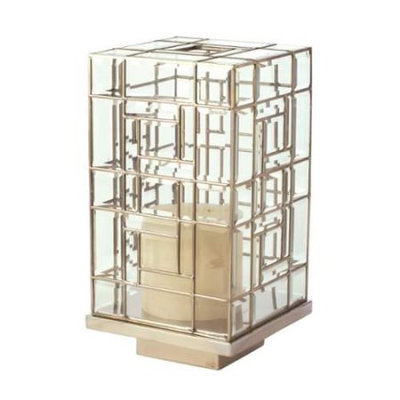 LAZY SUSAN - 444002 - 20 Large Glass Hurricane
