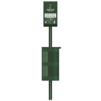 Poopy Pouch Header Pet Waste Station With 10-Gallon Trash Can, Hunter Green