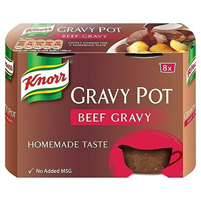 Knorr Beef Gravy Pot 8 x 28g - Pack of 2