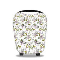 Besmall Breastfeeding Nursing Cover Scarf Baby Car Seat Canopy Stretchy Multi-Use