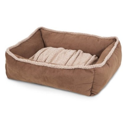 Aspen Pet Shearling Rectangular Lounger
