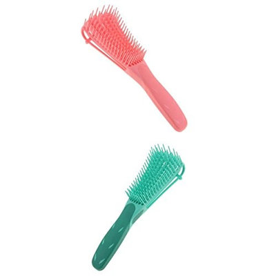 MagiDeal 2 Pieces Salon Hair Curling Style Antistatic Barber Detangle Teasing Comb
