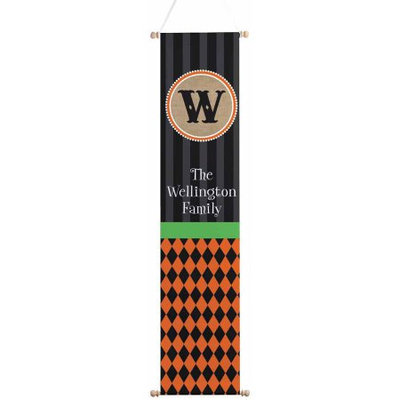 Personalized Halloween Greetings Banner