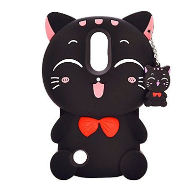 Iphone 7 Plus Case ,iPhone 8 Plus ,Sunvy 3D Cartoon Cute Cat Shell Shockproof Cover For 5.5 iphone 7 plus / 8 Plus With a Screen Protectoer