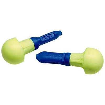 3M (formerly Aearo) 318-1004 Multiple Use E-A-R Push-Ins Mushroom Shaped E-A-Rform Foam Uncorded Earplugs, Plastic, 1