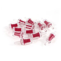 Aquarium Fish Tank Plastic 1-Way Air Line Pump Check Valves 12 Pcs