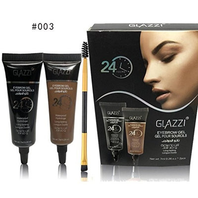 Long Lasting Two Color Liquid Eyebrow Dye Set Waterproof Durable Makeup Gel for Waterproof Eyebrow Makeup by YOYORI