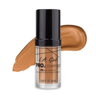 (6 Pack) L.A. Girl Pro Coverage Illuminating Foundation - Beige