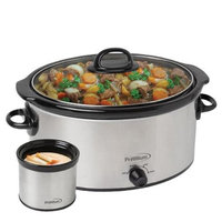 Premium 6 Quart Slow Cooker With 0.6 Quart Mini Dipper