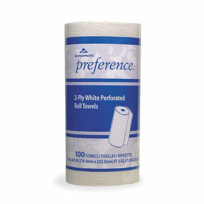 Georgia Pacific Jumbo Paper Towel Rolls, 2 Ply, White