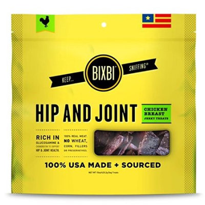 Bixbi Hip and Joint Chicken Breast Jerky Dog Treats