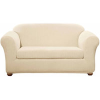 Sure Fit Stretch Pinstripe Loveseat Slipcover