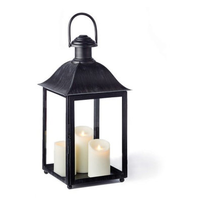 Napa Home and Garden Coach House 23 in. Outdoor Lantern Washed Gray