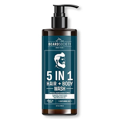 Beard Society 5-in-1 Hair & Body Wash 32oz / 960ml
