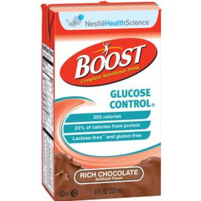 Nestle Boost Glucose Control Nutritional Chocolate Drink 8 oz, 250 Cal 2 Count