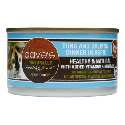 Dave's Pet Food Ahi Tuna & Mussel Adult Wet Cat Food, 3 Oz (Case of 24)