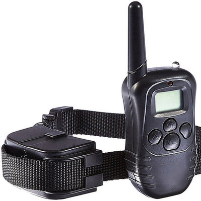 VicTsing Pet Train Collar LCD Electric 100LV Levels Shock Vibra Pet Dog Training Remote Control E-Collar (Black)