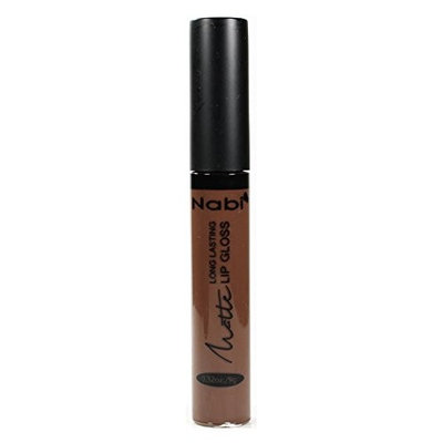 (6 Pack) Nabi Cosmetics Matte Lip Gloss Dark Brown : Beauty