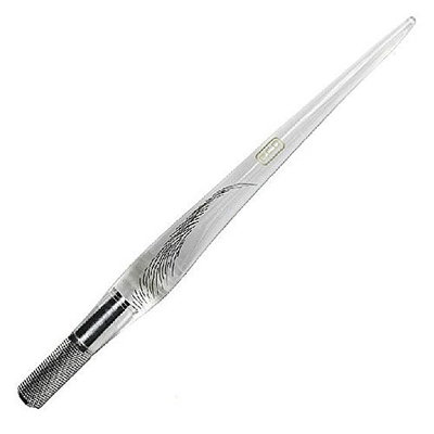 HuntGold White Professional Manual Tattoo Permanent Makeup Eyebrow Pen with Unique Appearance Design