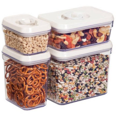 Honey Can Do 8pcs locking lid storage set