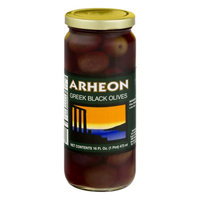 Tut's International Export & Import Co Arheon Greek Black Olives, 16 fl oz