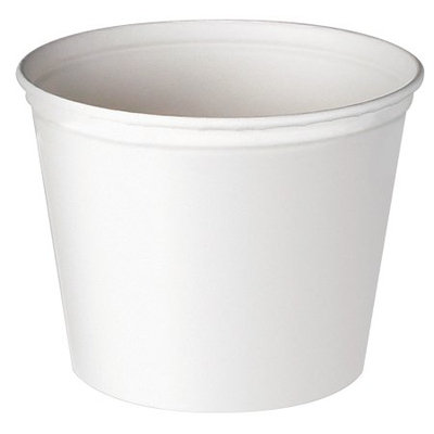 Solo Cups 53 Oz Double Wrapped Paper Bucket in White