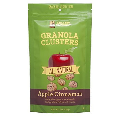 Leila Bay Trading Company Granola Clusters, Apple Cinnamon, 6 Ounce