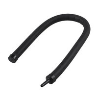 Flexible Rubber Shell Aquarium Air Curtain Bubble Black 11.8