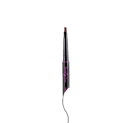 Double-Headed Waterproof Pencil ,Vinjeely Sweat Not Bleach Lasting Eyebrow Powder (E)