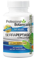 Professional Botanicals Naturally Botanicals Serrapeptase + Prozyme - 60 Caps