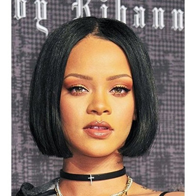 Joywigs 180 density Lace Front Human Hair Bob Wigs Blunt Cut 4.5