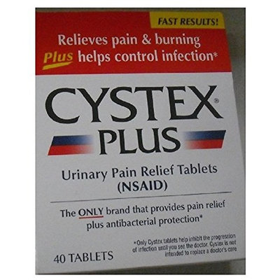 Cystex Plus Urinary Pain Relief Tablets 40 ea (Packs of 4)