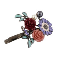 Freedi Girl Cherry Hair Clip Pin Boho Hawaii Hair Clip Accessories for Women Cute Purple