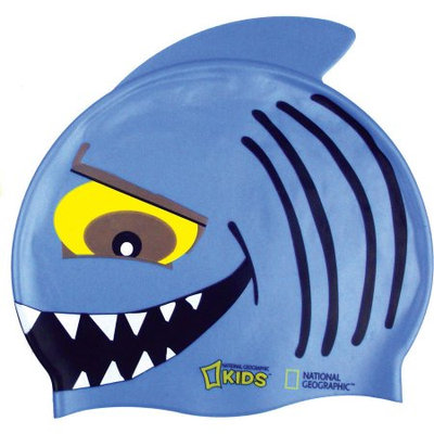 National Geographic Snorkeler Swim Cap Fish Lids, Sharky