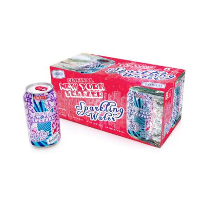 Original New York Seltzer Sparkling Water, 6-Berry, 12 Fl Oz (Pack of 8)