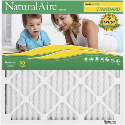 Naturalaire 16X25X1Pleat Fur Filter, Pack of 12