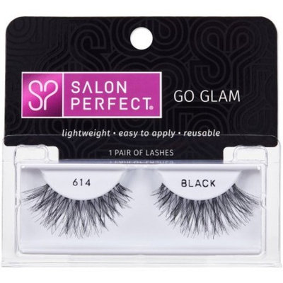 Salon Perfect Perfectly Glamorous False Lashes, 614 Black