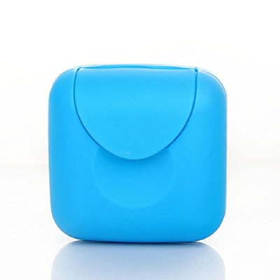 2Pieces Mini Small Plastic Travel Buckle Lid Portable Soap Case Holder Container Box Home Outdoor Hiking Camping Travel Portable Tools